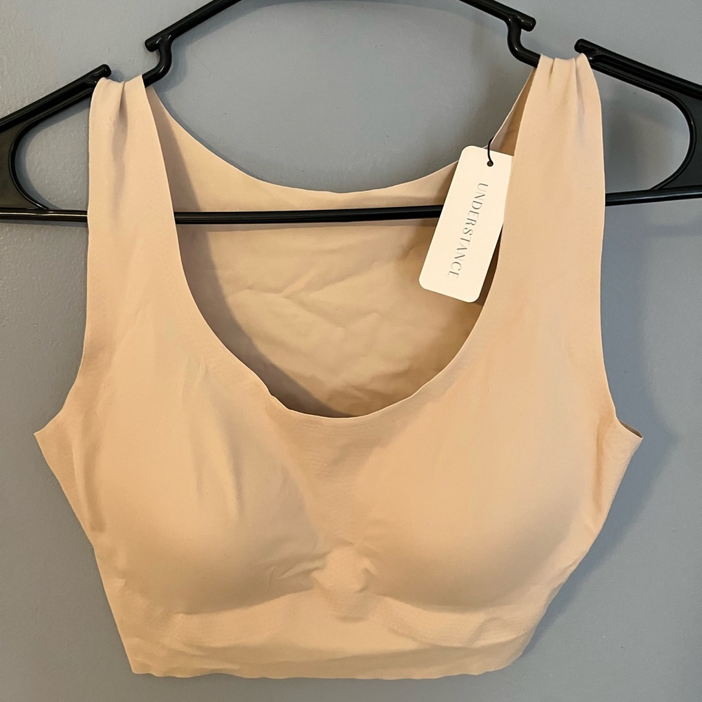 Understance No-Bra Cropped Tank, Size M